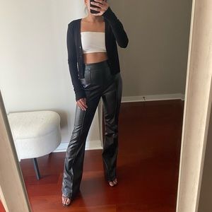 Joah Brown Cropped Cardigan-NWT